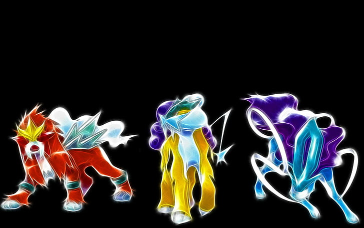 HD wallpaper: red, yellow, and blue 4-legged animals cartoon, Pokémon,  Entei (Pokémon) | Wallpaper Flare