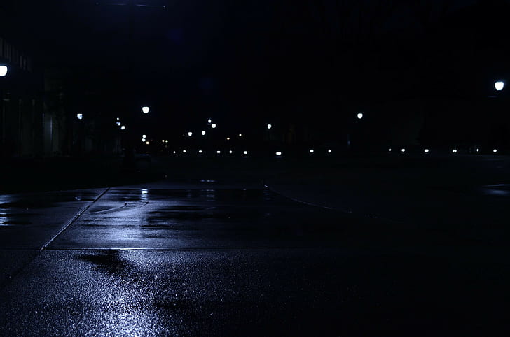 photography, night, urban, lights, street
