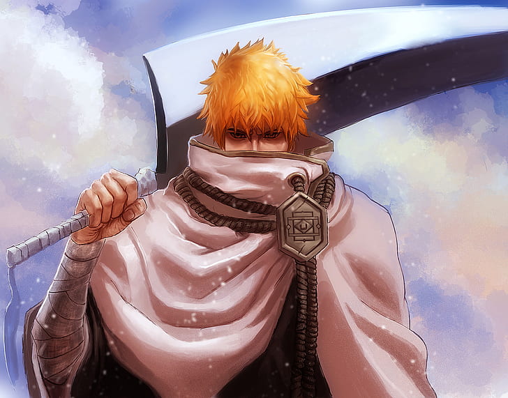 HD wallpaper: sword, anime, guy, bleach