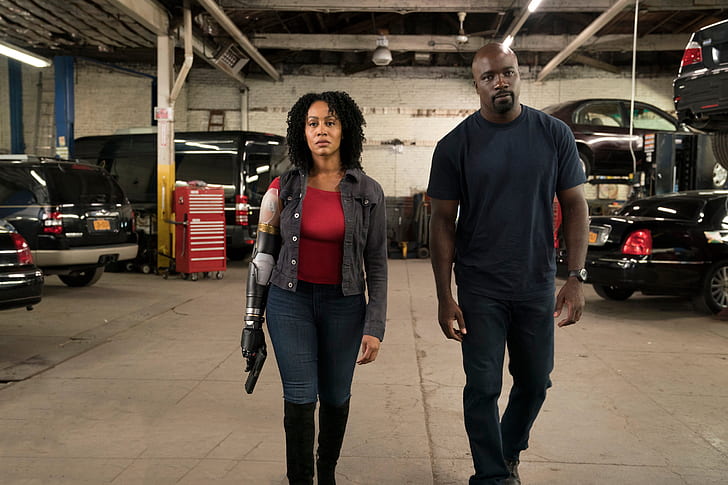 Mike Colter, Luke Cage, Simone Missick, Misty Knight, HD wallpaper
