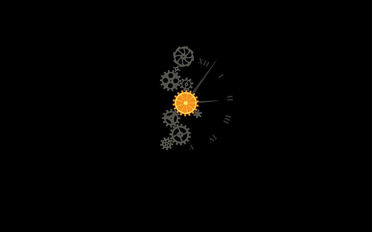 A Clockwork Orange, minimalism, digital art, flower, flowering plant