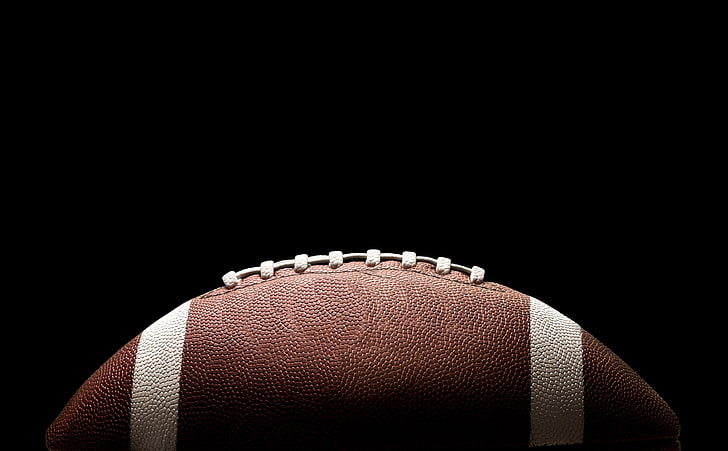 HD wallpaper: American Football Ball, Sports, Dark, gridiron, black  background | Wallpaper Flare