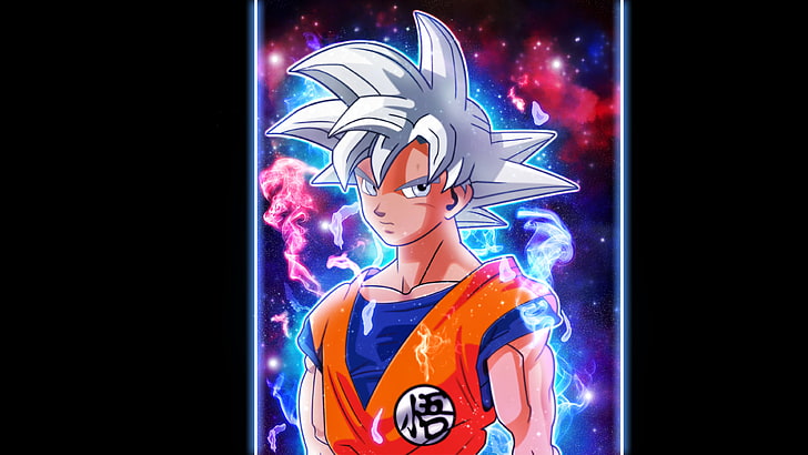 Son Goku Ultra Instinct form illustration, Dragon Ball Super