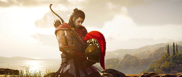 4K, Assassins Creed Odyssey, E3 2018, screenshot, HD wallpaper