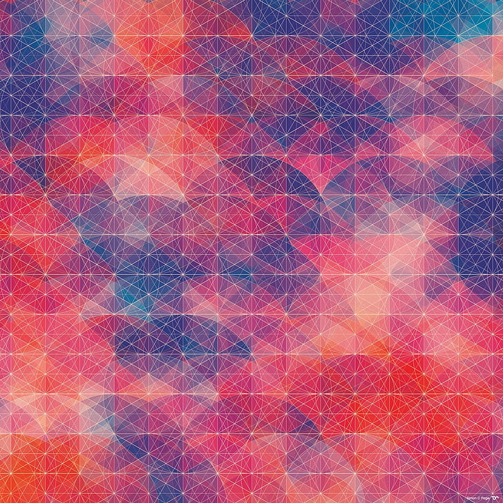 Simon C. Page, abstract, pattern, geometry, backgrounds, full frame, HD wallpaper