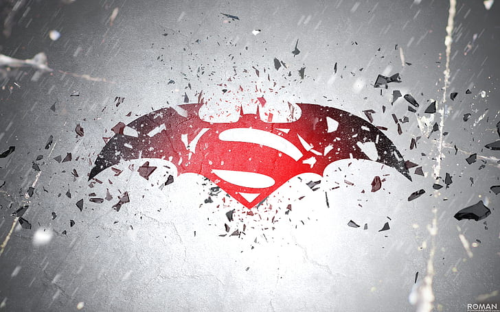 HD wallpaper: Batman vs Superman Awesome Logo, superman batman logo |  Wallpaper Flare