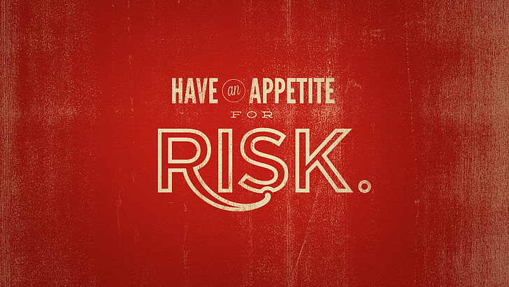 Have and Appetite for Risk text, quote, typography, motivational, HD wallpaper
