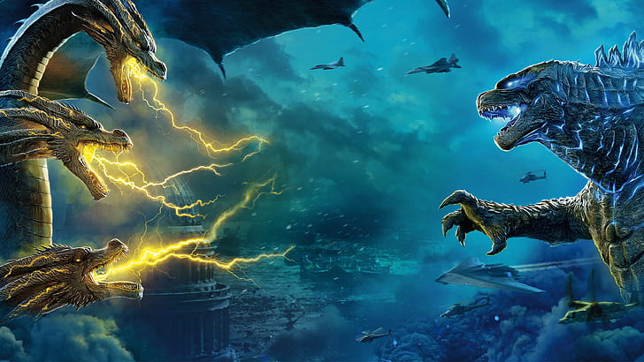 Godzilla King Of The Monsters 1080p 2k 4k 5k Hd Wallpapers Free Download Wallpaper Flare