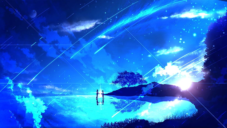 HD wallpaper: Anime, Your Name., Fantasy, Kimi No Na Wa., Scenery, Stars |  Wallpaper Flare