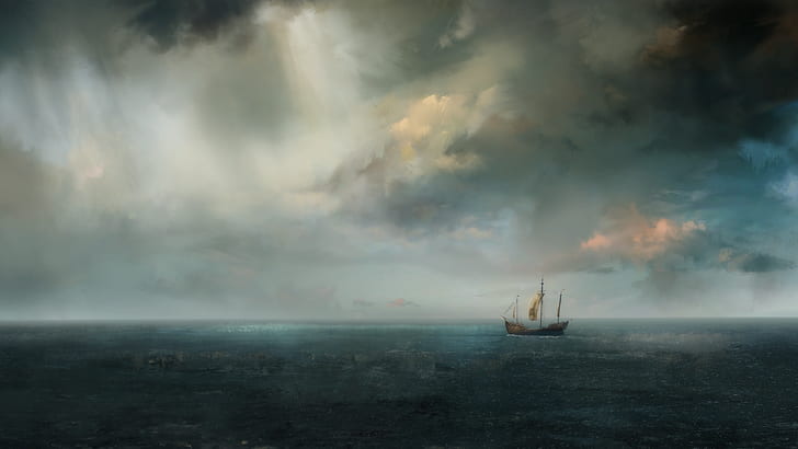 brown sail boat, Game of Thrones: A Telltale Games Series, nautical vessel, HD wallpaper