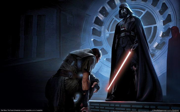 Darth Vader illustration, Star Wars, Star Wars: The Force Unleashed, HD wallpaper