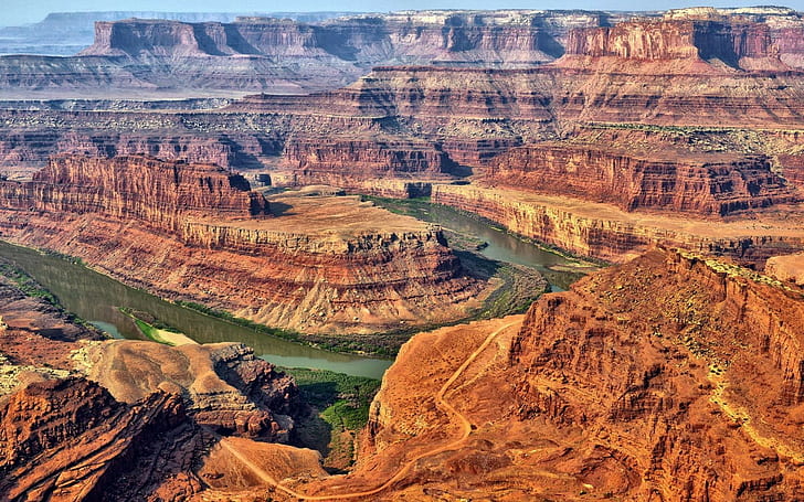 landscape, desert, rock formation, canyon, Utah