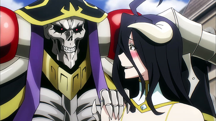 HD wallpaper: Anime, Overlord, Ainz Ooal Gown, Albedo (Overlord) |  Wallpaper Flare
