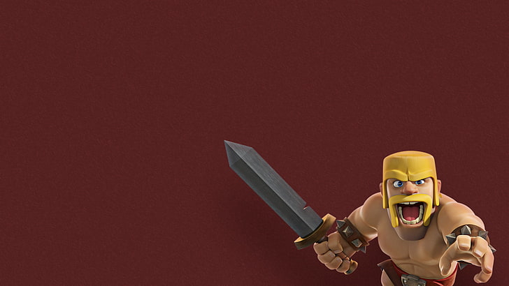 barbarian, clash of clans, supercell, games, hd, deviantart
