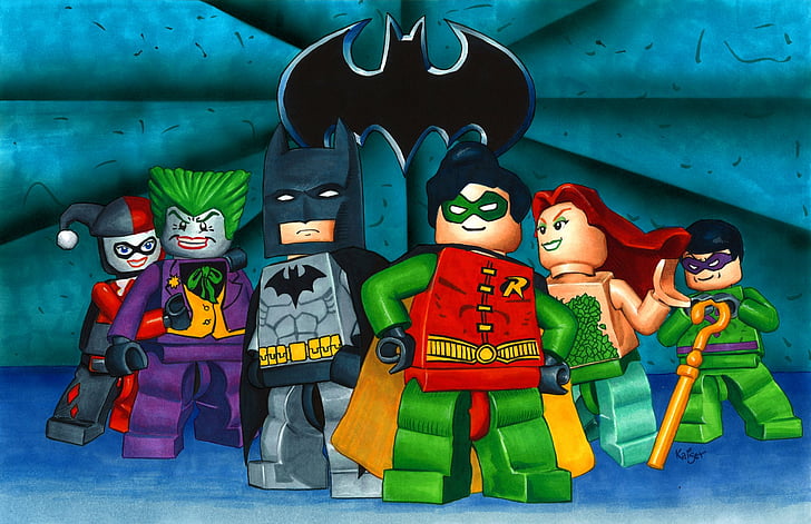 Lego, LEGO Batman: The Videogame, Harley Quinn, Joker, Poison Ivy