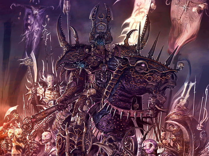 Warhammer 40,000, fantasy art, no people, close-up, disguise, HD wallpaper