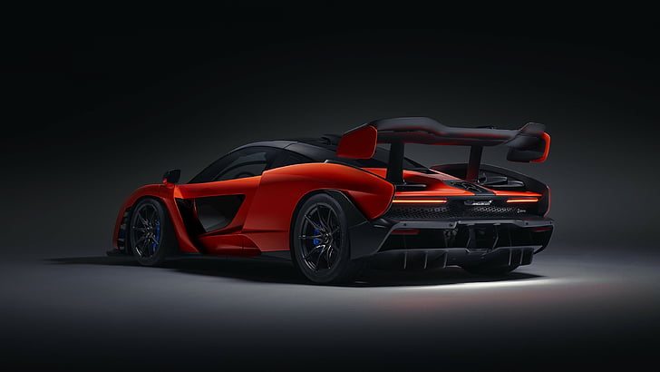 Hd Wallpaper Red And Black Sports Coupe Mclaren Senna Supercar 4k Wallpaper Flare