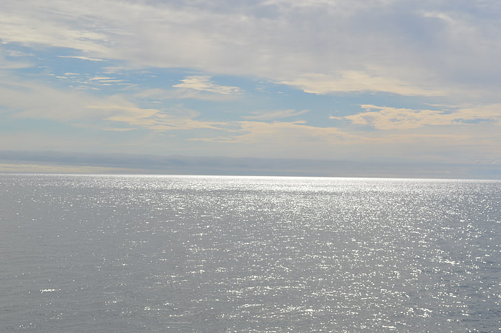 water, coast, Canada, clouds, horizon, sky, scenics - nature, HD wallpaper