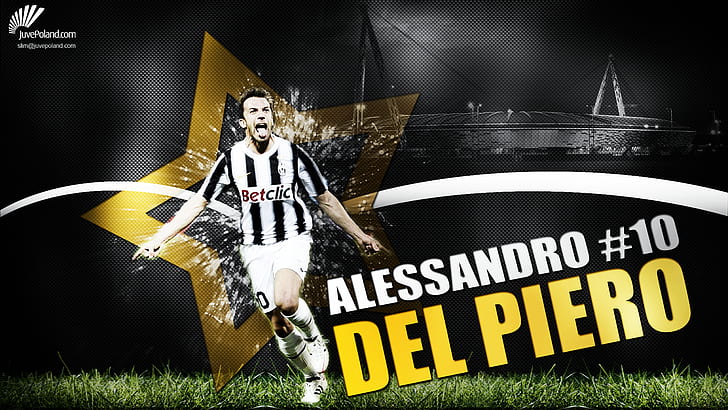 Soccer, Alessandro Del Piero, Italian, Juventus F.C., HD wallpaper