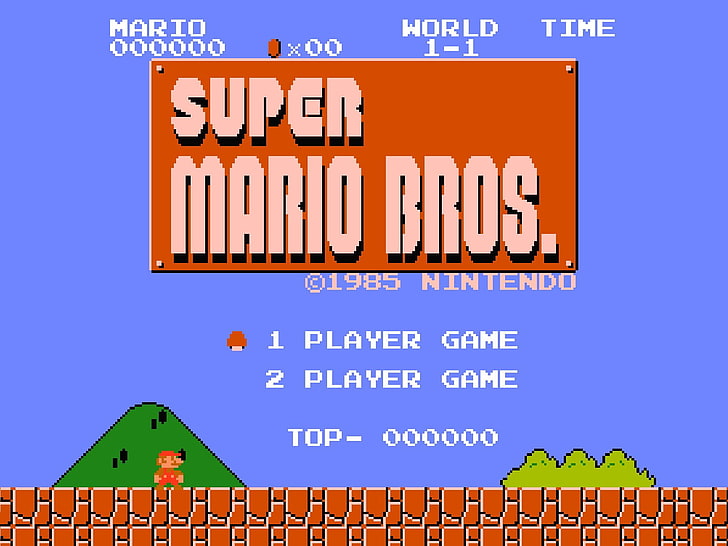 Super Mario Bros. wallpaper, video games, Nintendo, Nintendo Entertainment System