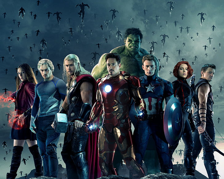 The Avengers: Age of Ultron, Avengers 2, Movie, Film, 2015, Robert Downey Jr., HD wallpaper