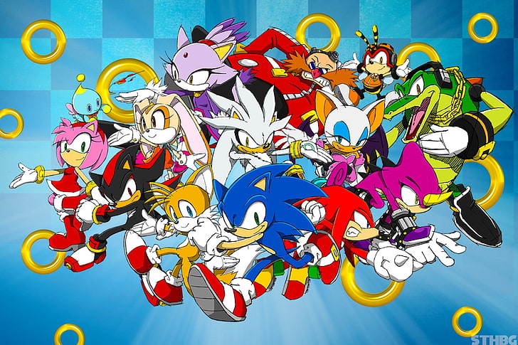 Sonic, Sonic the Hedgehog, Tails (character), Shadow the Hedgehog, HD wallpaper