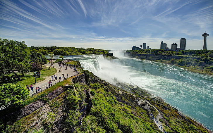 Niagara Falls, New York, USA, United States, panorama