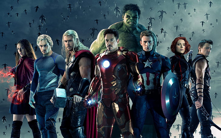 The Avengers, Avengers: Age of Ultron, Aaron Taylor-Johnson, HD wallpaper