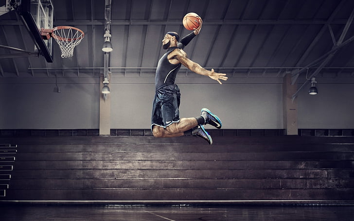 LeBron James, Basketball Wallpaper, NBA, Hoop, Real People, Full Length -  Wallpaperforu