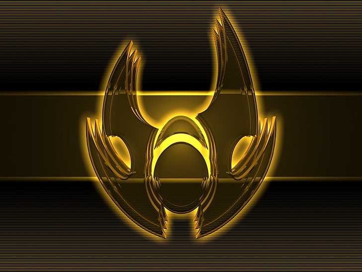 HD wallpaper: yellow and black logo wallpaper, Supreme Commander , Seraphim  (SC) | Wallpaper Flare