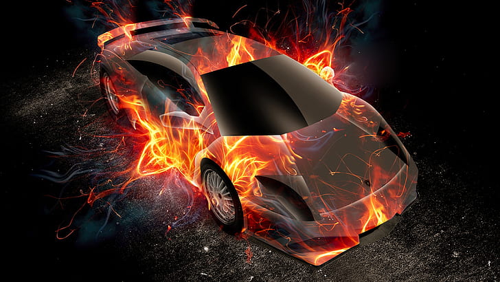 HD wallpaper: Lamborghini Flame Fantasy World Famous Car Design Wallpaper  For Pc Tablet And Mobile Download 2560×1440 | Wallpaper Flare