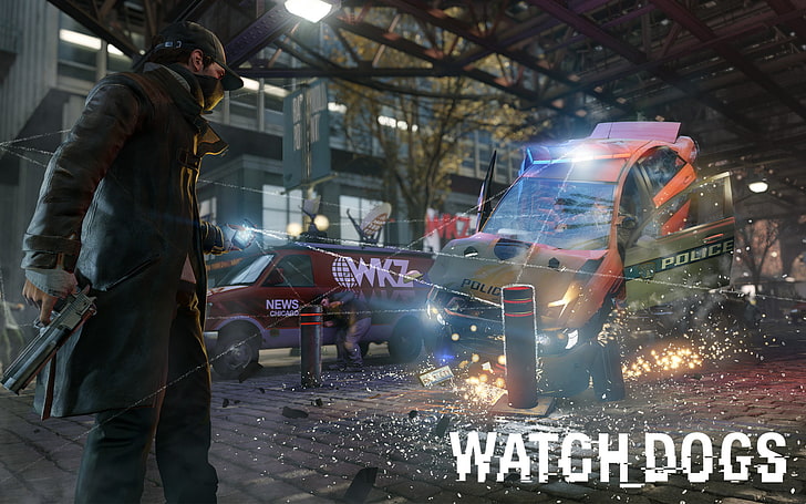 Watch Dogs Game Police Takedown, Watch Dogs game cover, Games