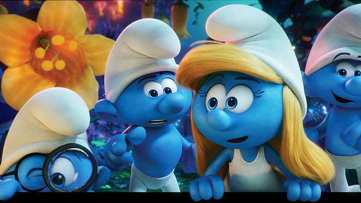 HD wallpaper: Get Smurfy, Best Animation Movies of 2017, blue | Wallpaper  Flare