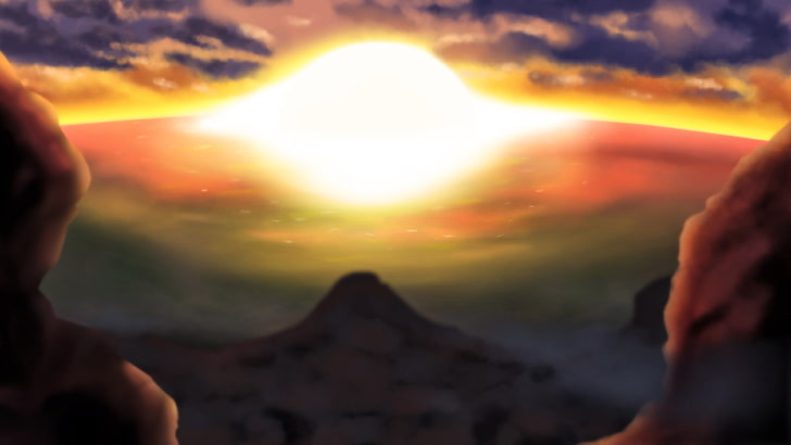 Hd Wallpaper Log Horizon Anime Sky Sunset Cloud Sky Nature