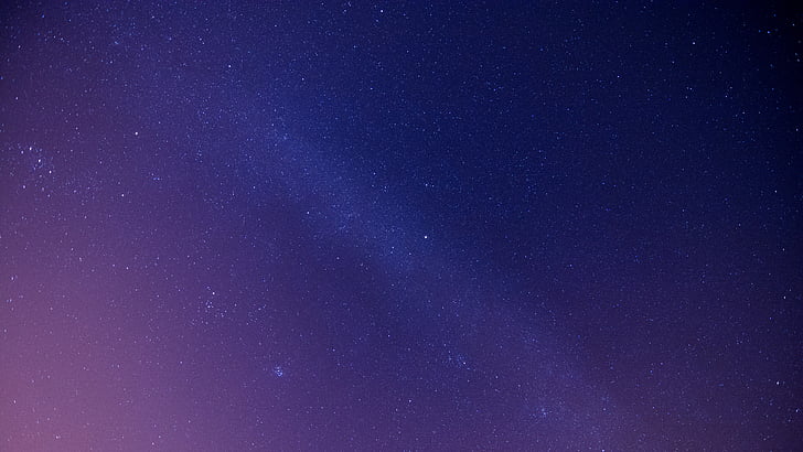 HD wallpaper: blue, sky, starry sky, purple, night, night sky, stars,  galaxy | Wallpaper Flare