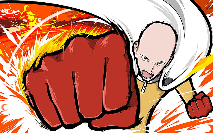One Punch Man Saitama digital wallpaper, One-Punch Man, ishmam