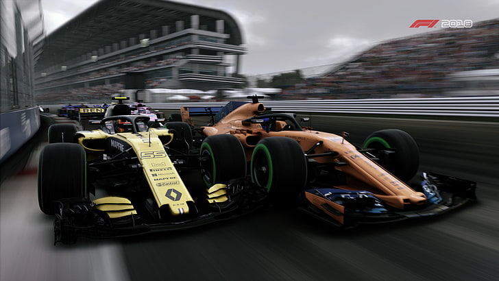 Video Game, F1 2018, Formula 1, McLaren, McLaren MCL33, Renault