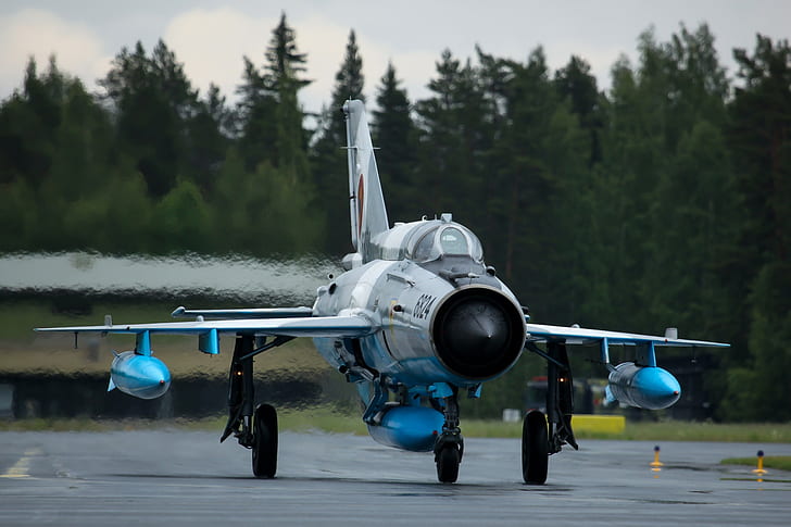 fighter, the airfield, the rise, MiG 21