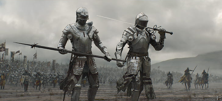 sword, armor, weapon, war, man, army, fight, ken, blade, horse, HD wallpaper