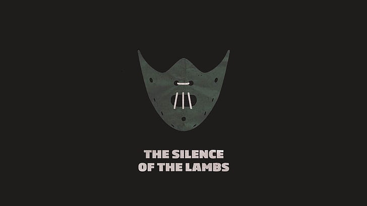 movies, the silence of the lambs, simple background, dark background, HD wallpaper