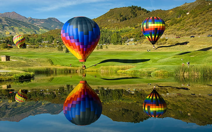 Hot Air Balloons HD, nature, landscape