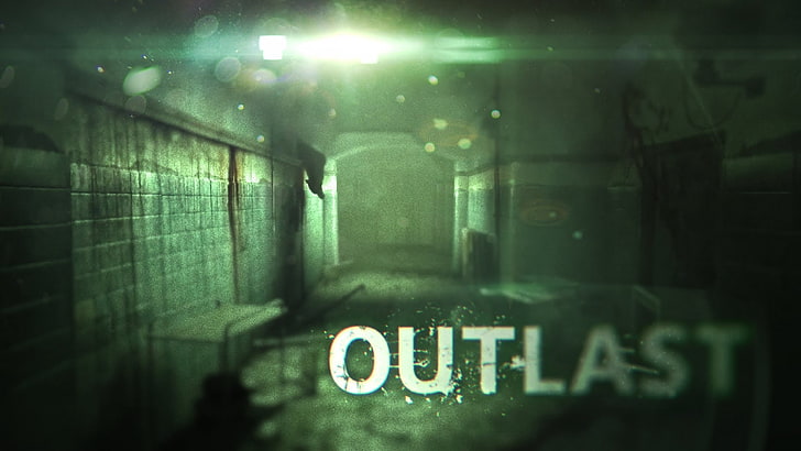 Outlast 1 wallpaper, video games, text, communication, illuminated