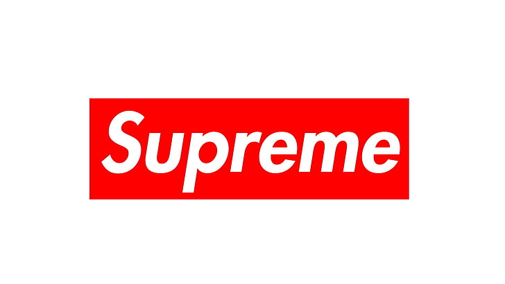 Supreme logo, brand, fashion, red, white, 1920, communication