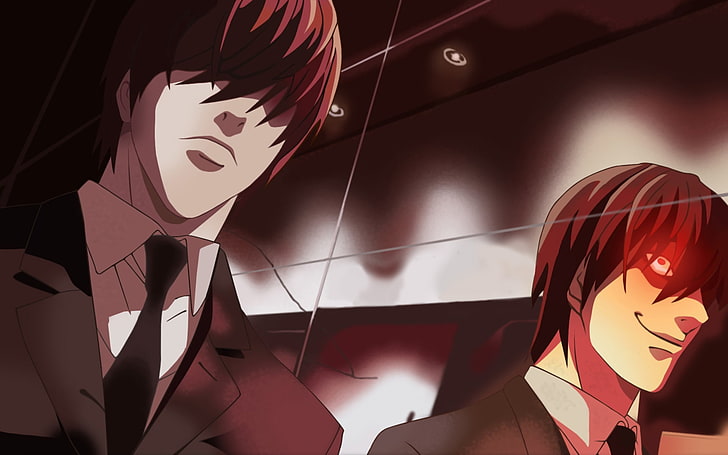 death note yagami light 1920x1200  Anime Death Note HD Art