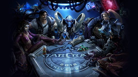 Starcraft, Jim Raynor, Nova (Starcraft), Sarah Kerrigan, Zerg (Starcraft) HD wallpaper