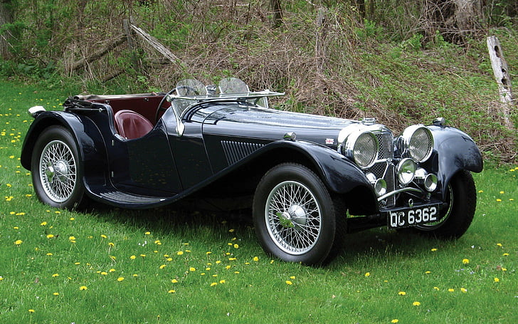 1935, cars, classic, jaguar, HD wallpaper