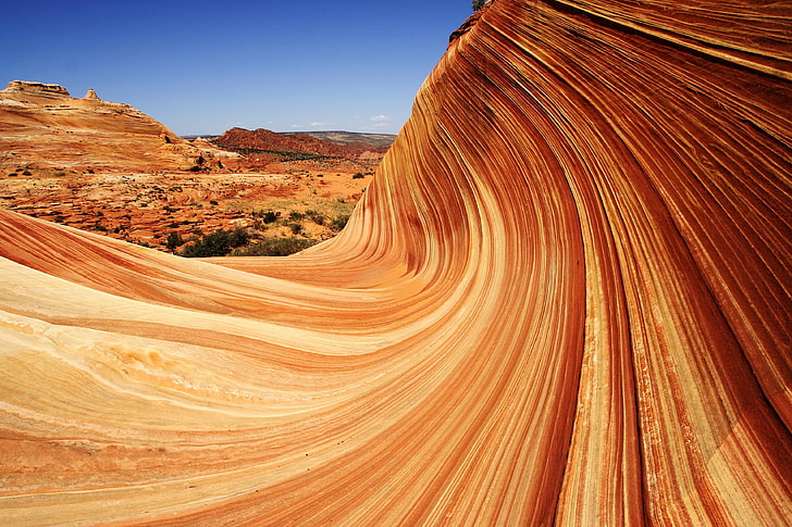 canyon, landscape, desert, rock formation, rock - object, geology, HD wallpaper