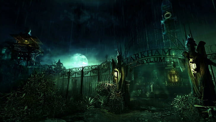Batman, Batman: Arkham Asylum, video games, Rocksteady Studios, HD wallpaper