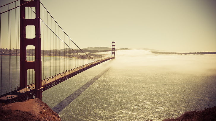 Golden Gate Bridge, Golden Gate Bridge, San Francisco California, HD wallpaper