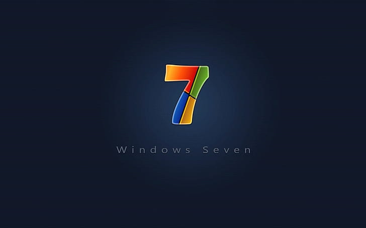 Interesting Blue Windows 7, microsoft, HD wallpaper